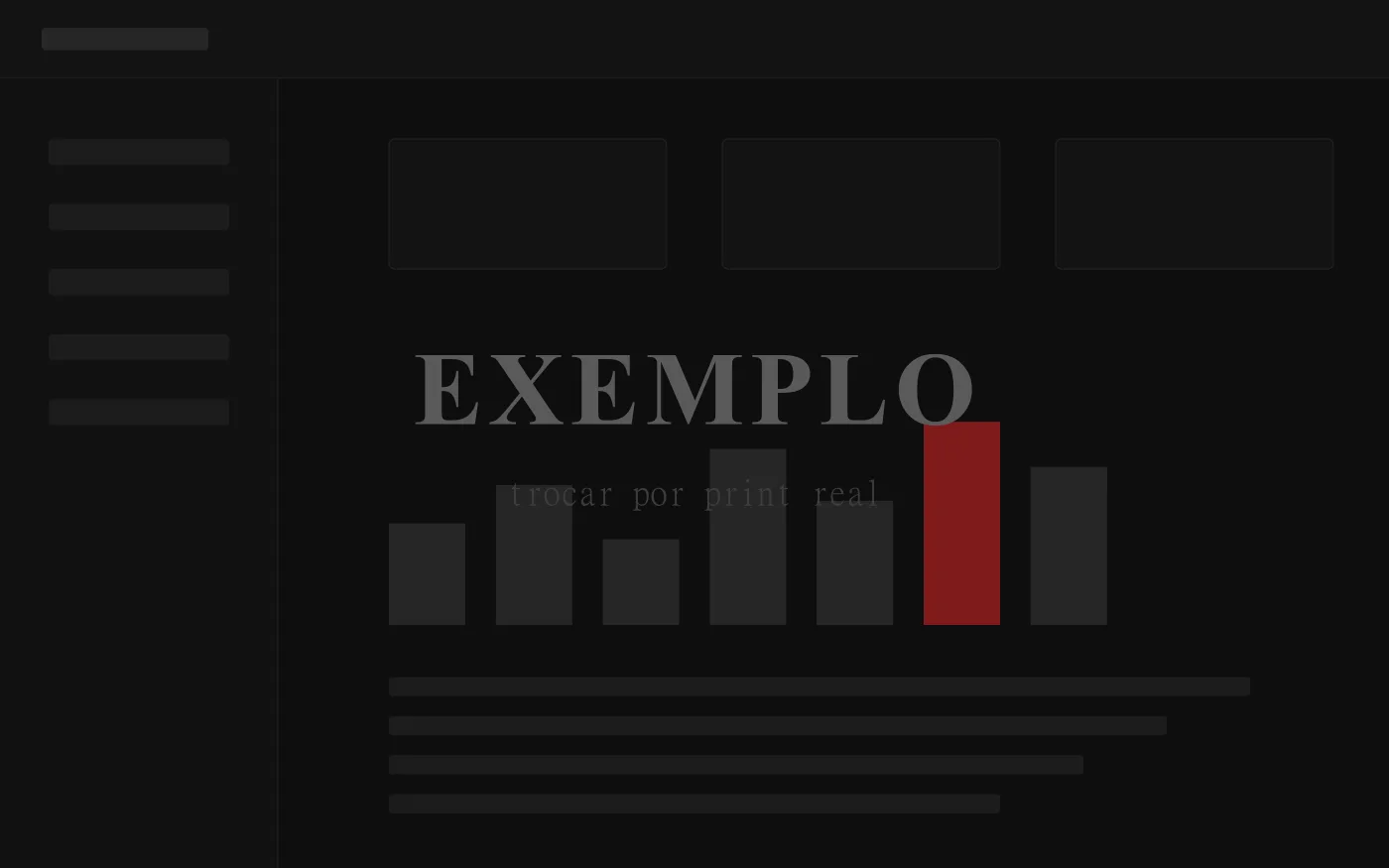 Exemplo de print — relatório de campanha